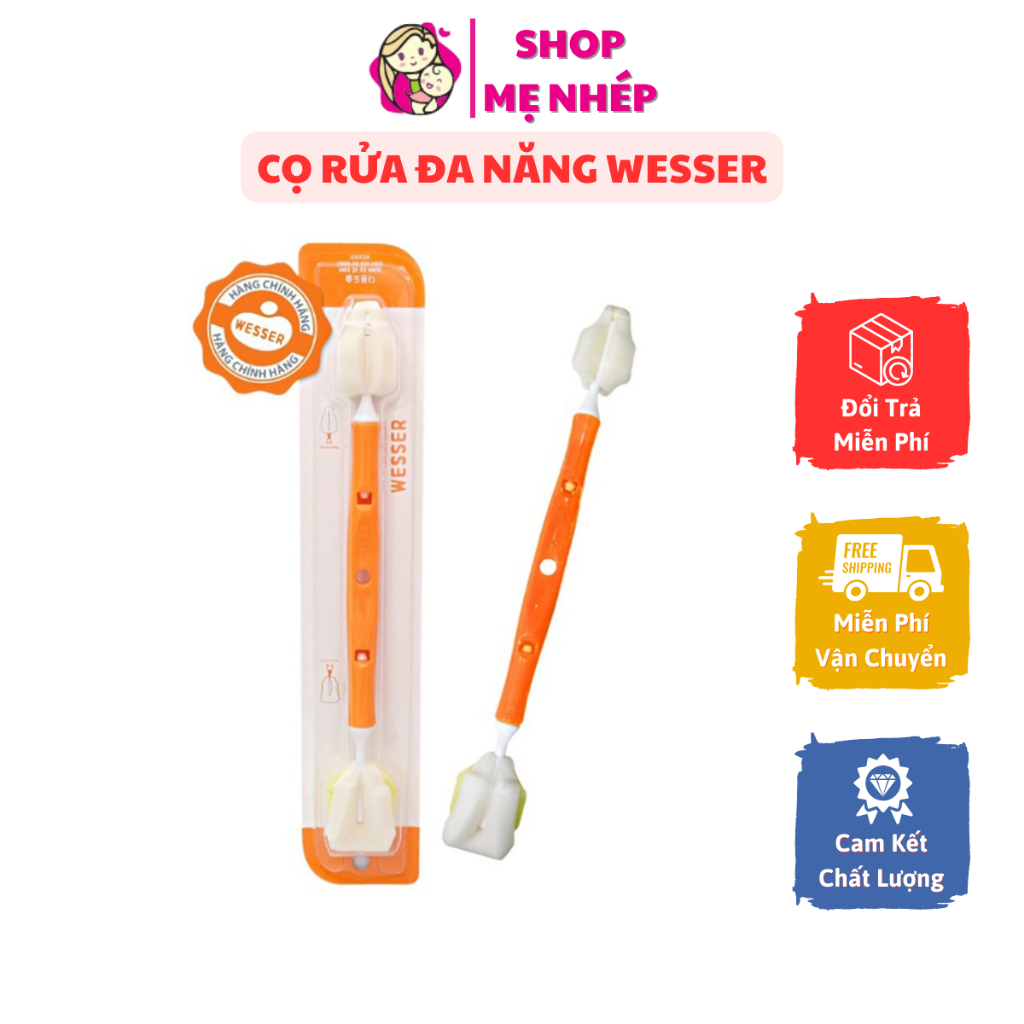 Cọ rửa vệ sinh bình sữa đa năng Wesser cao cấp